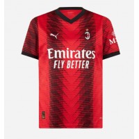 Koszulka piłkarska AC Milan Christian Pulisic #11 Strój Domowy 2023-24 tanio Krótki Rękaw